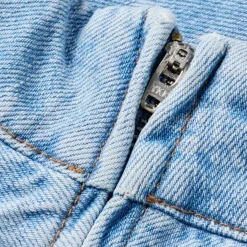 Mads Nørgaard nederdel - Art Denim Stelly light denim/ink flower