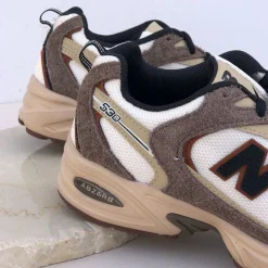 New Balance sneakers - MR530SNC dark mushroom med incense og linen