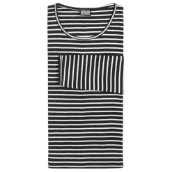 Nørgaard Paa Strøget bluse - 101 NPS Stripe black-ecru
