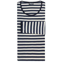 Nørgaard Paa Strøget bluse - 101 Broadway marine/ecru