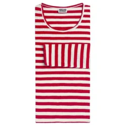 Nørgaard Paa Strøget bluse - 101 Broadway red/ecru