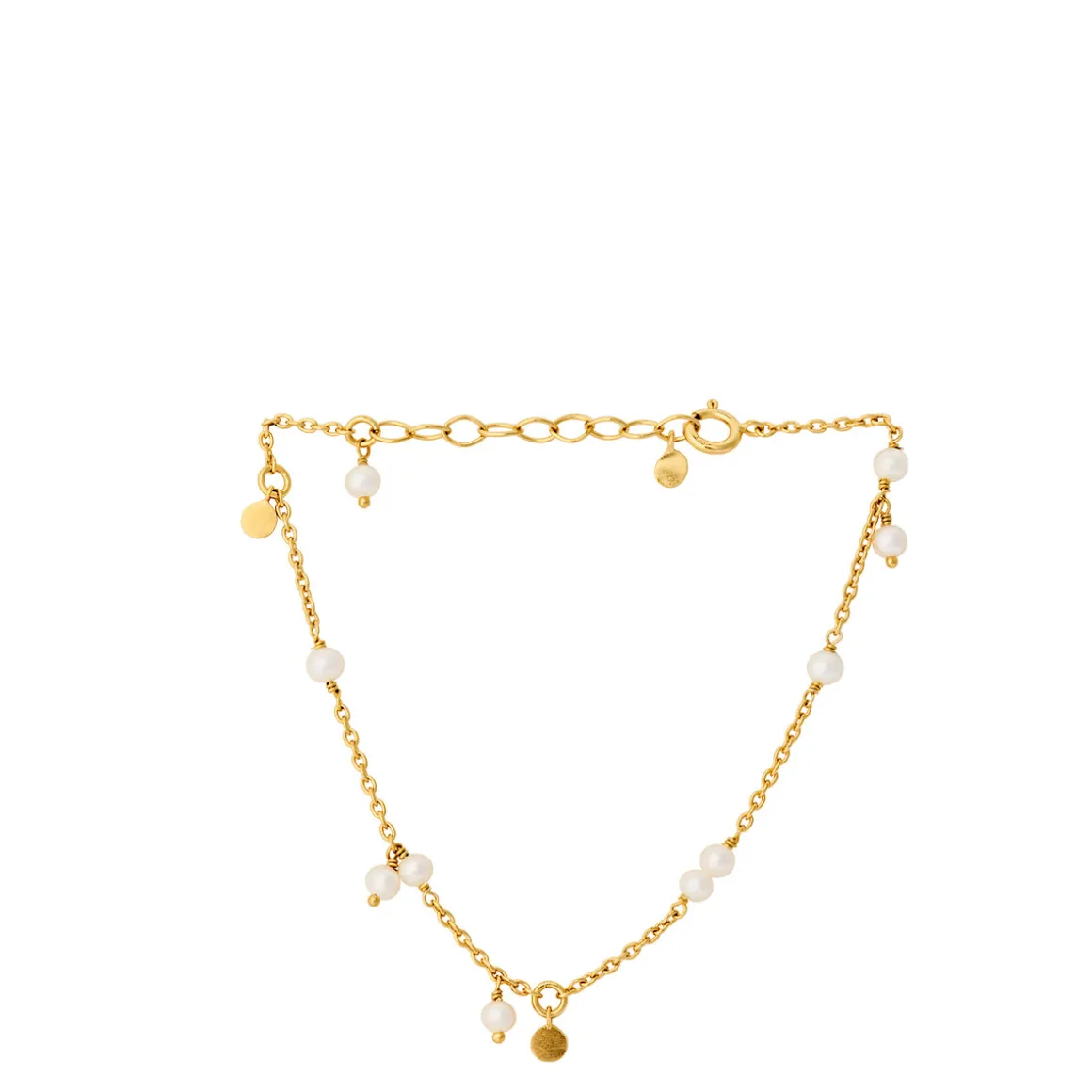 Pernille Corydon armbånd - B-434 Ocean Pearl guldbelagt