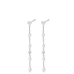 Pernille Corydon ørekæder - E-434 Ocean Pearl sølv