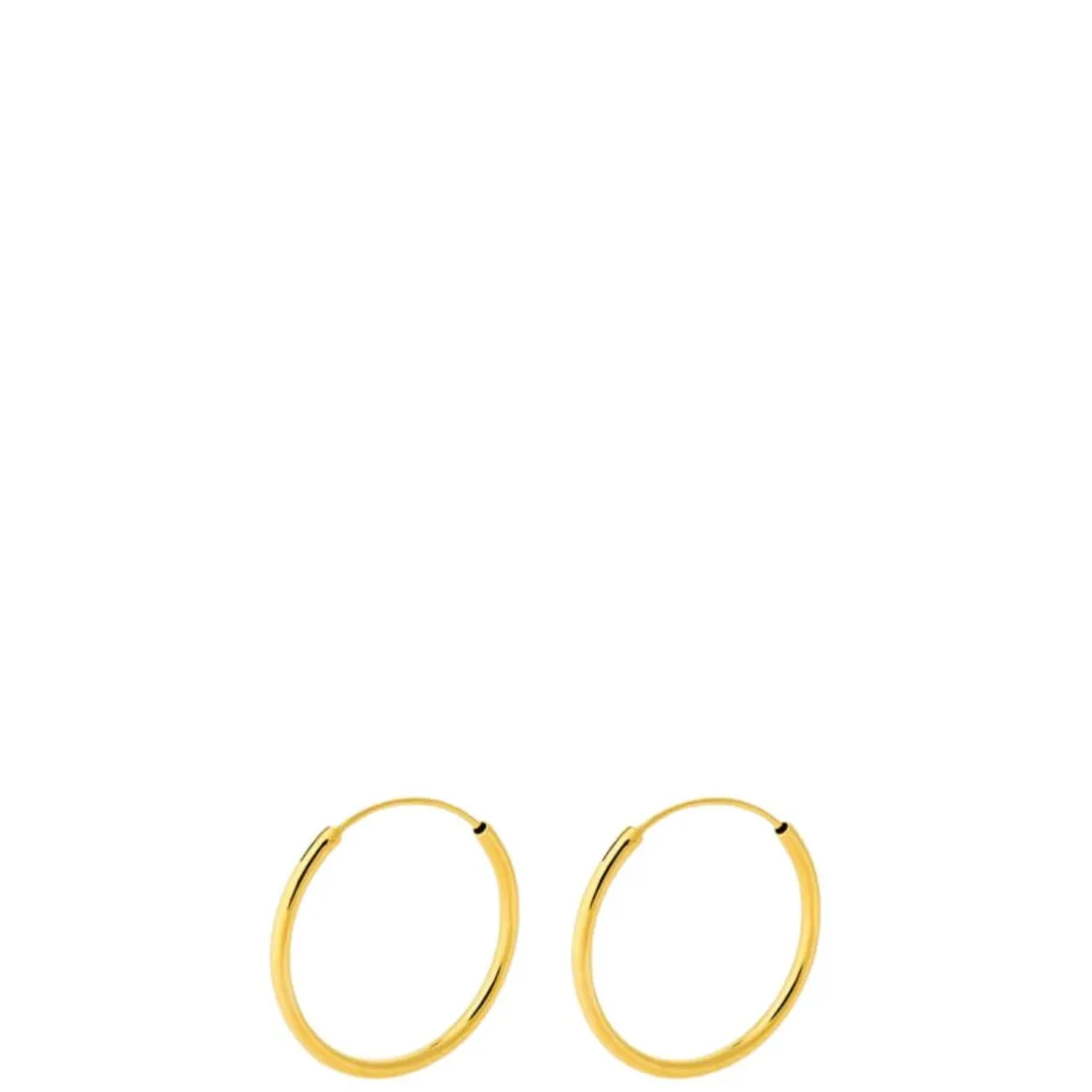Pernille Corydon øreringe - E-139-G Mini Plain Hoops guldbelagt