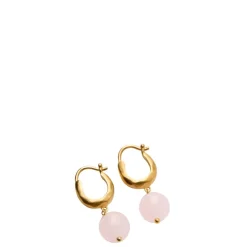 Pernille Corydon øreringe - E-526-G Blush guldbelagt