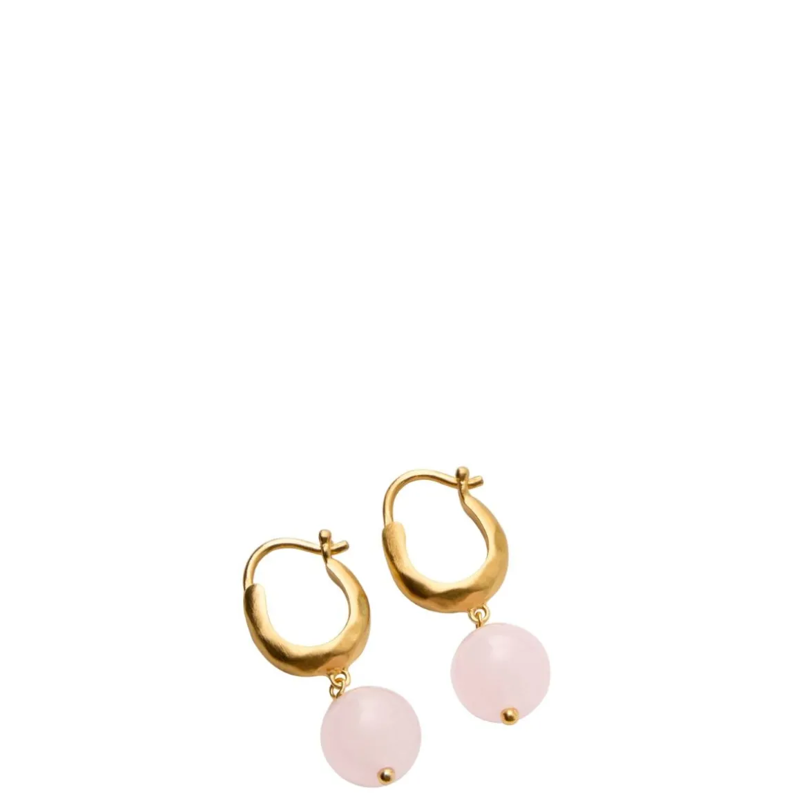 Pernille Corydon øreringe - E-526-G Blush guldbelagt