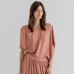 Project AJ117 bluse - Rose old rose