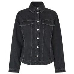 Second Female jakke - Halliot Denim black denim