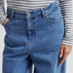 Second Female jeans - Belton Barrel Denim blue denim