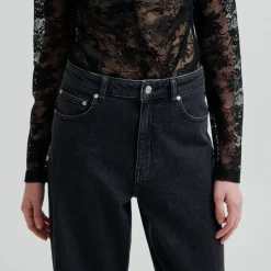 Second Female jeans - Halliot Denim black denim