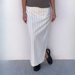 Second Female nederdel - Spigato antique white