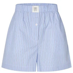 Second Female shorts - Alanis light blue stripe