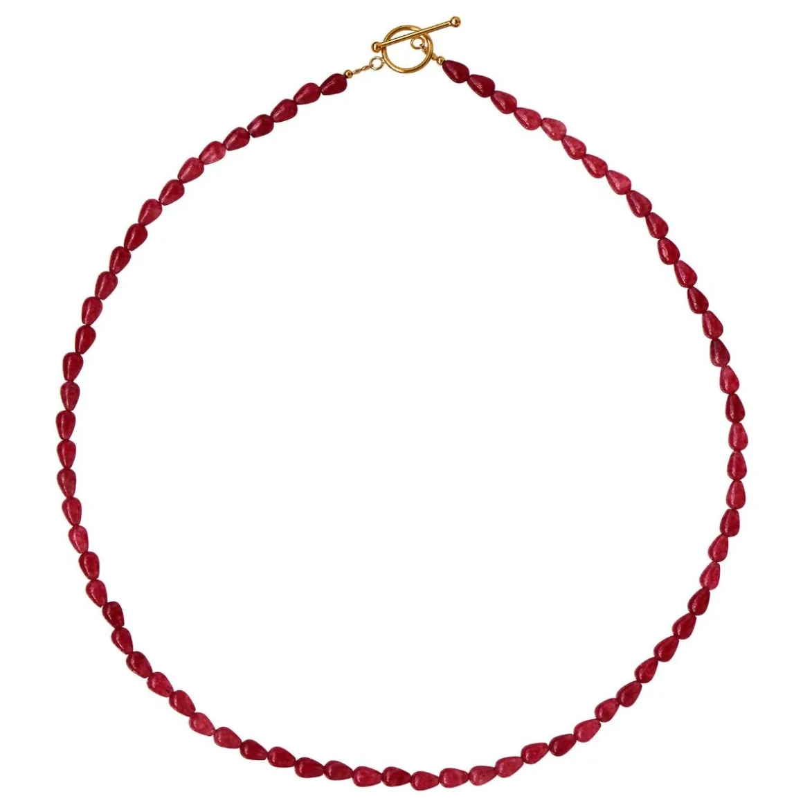 Stine A halskæde - 2061 Love Drop burgundy