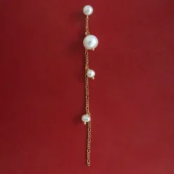 Stine A ørering - 1375 Callas Long guldbelagt