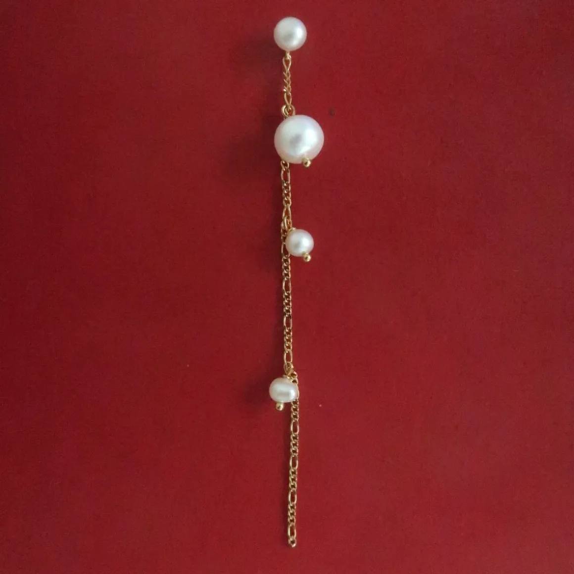 Stine A ørering - 1375 Callas Long guldbelagt