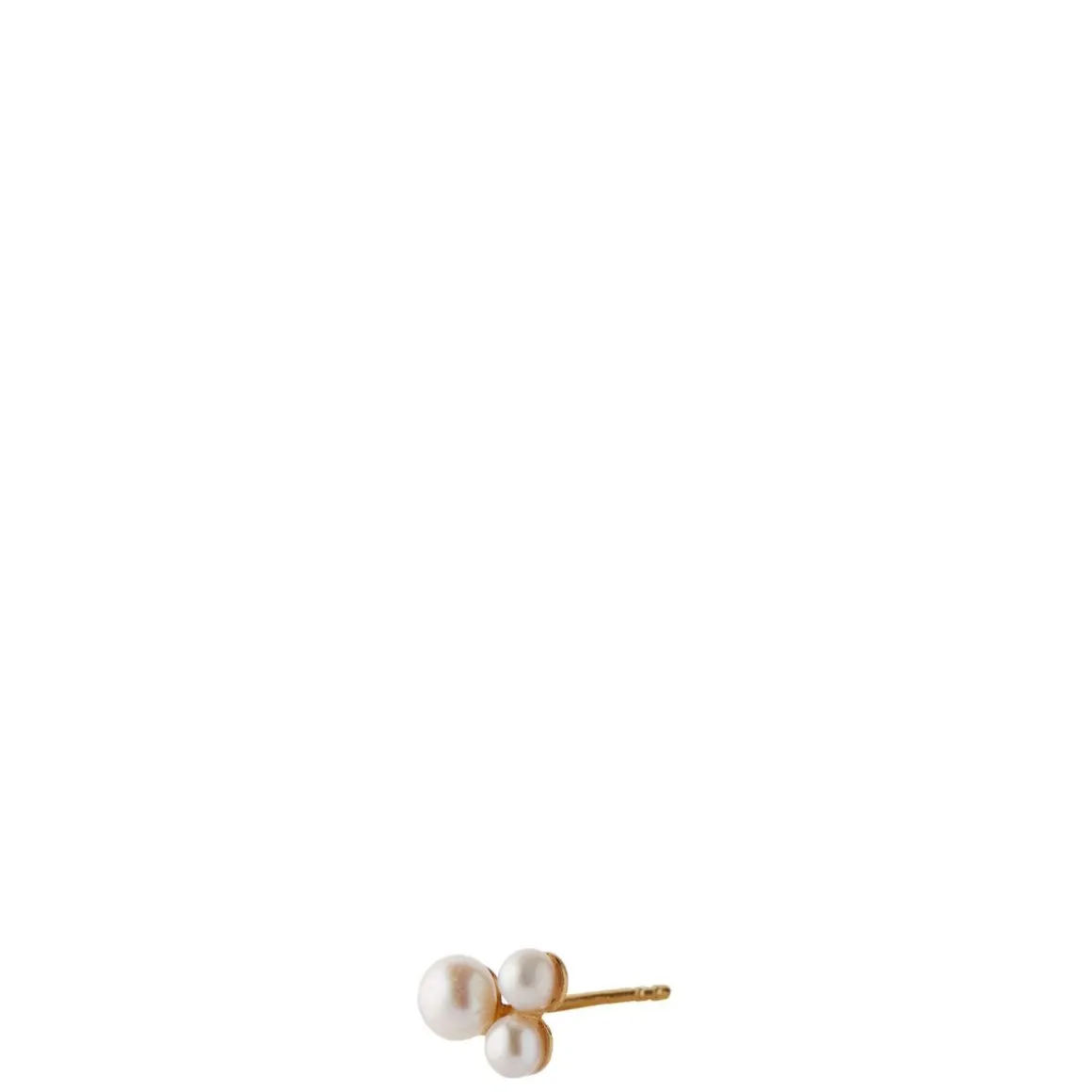 Stine A ørering - 1321 Three Pearl Berries guldbelagt