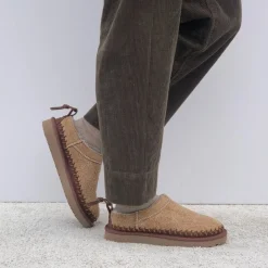 UGG sko - Classic Micro Biarritz chestnut
