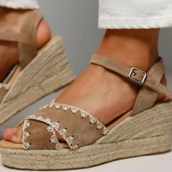 Via Vai sandal - Luisa Ayla sierra noisette